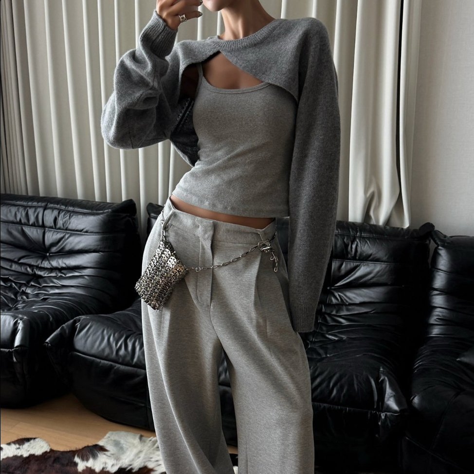 Sculpted Knit Bolero
