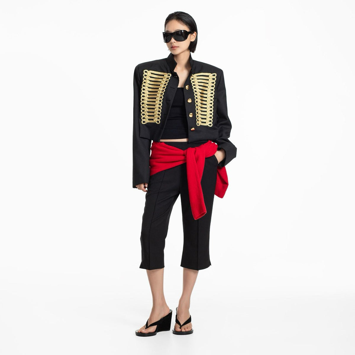 Braided Military Jacket