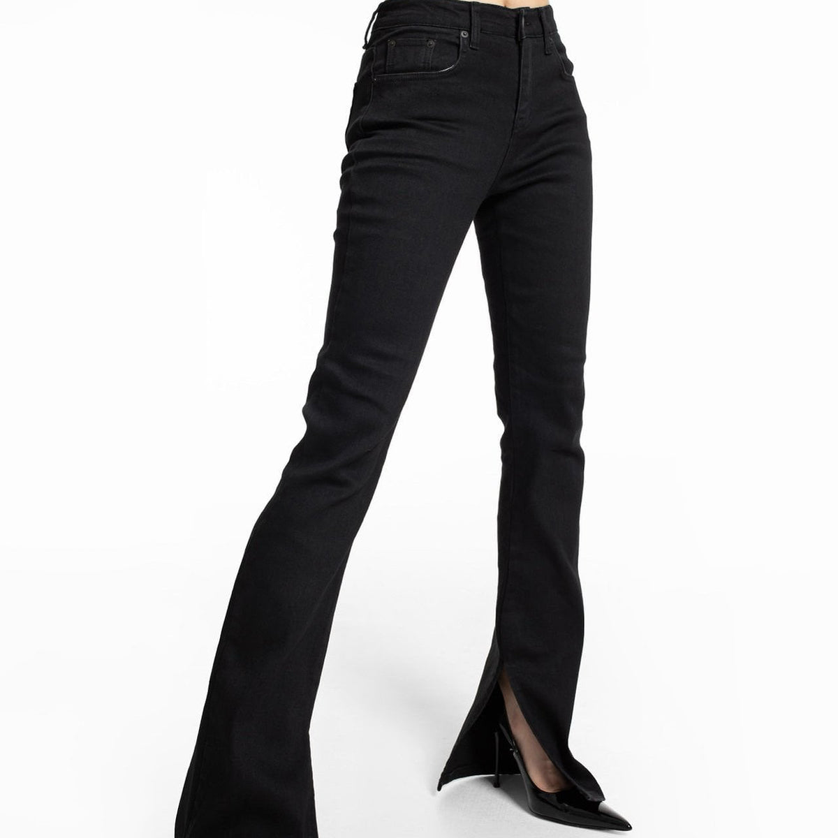 Flare Slit Jeans