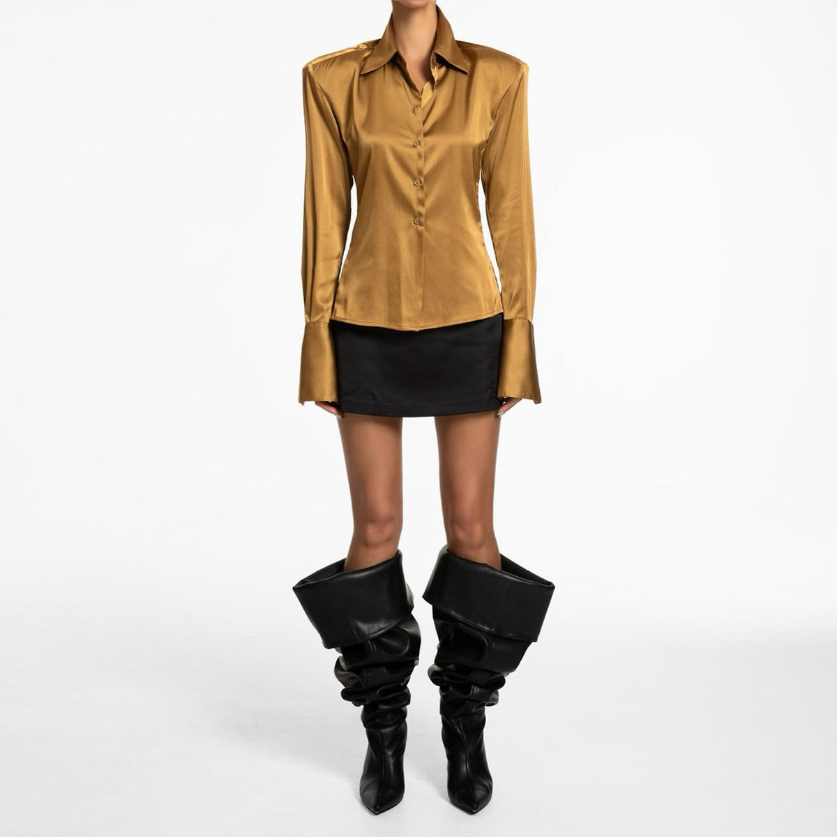 The Satin Mini Skirt