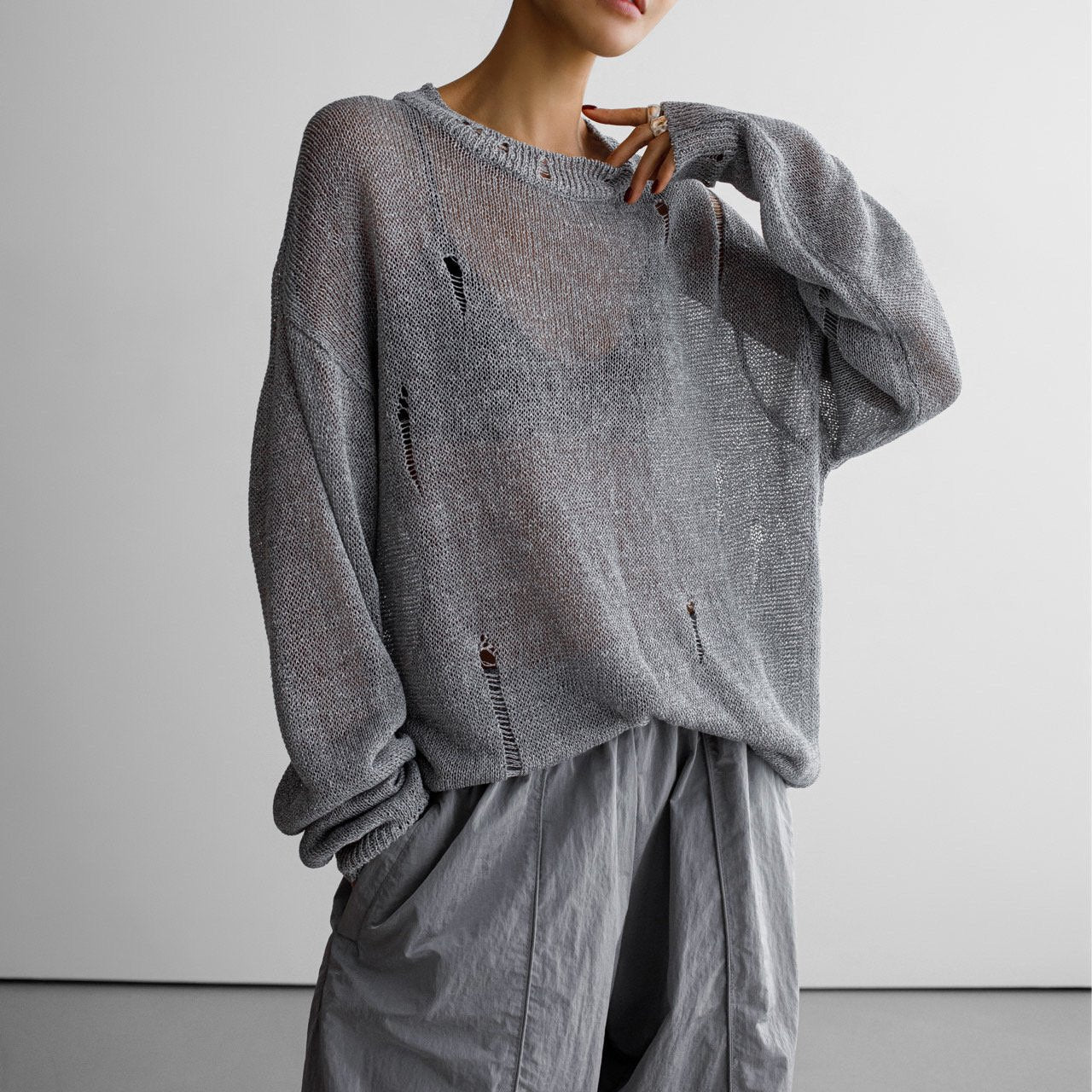 Sheer Linen Knit