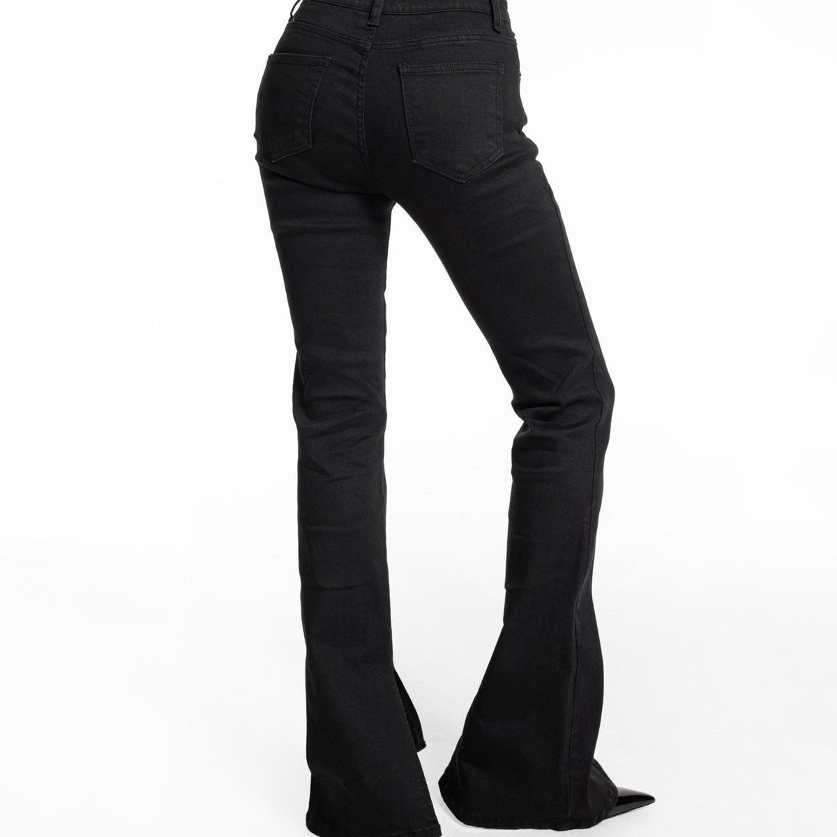Flare Slit Jeans