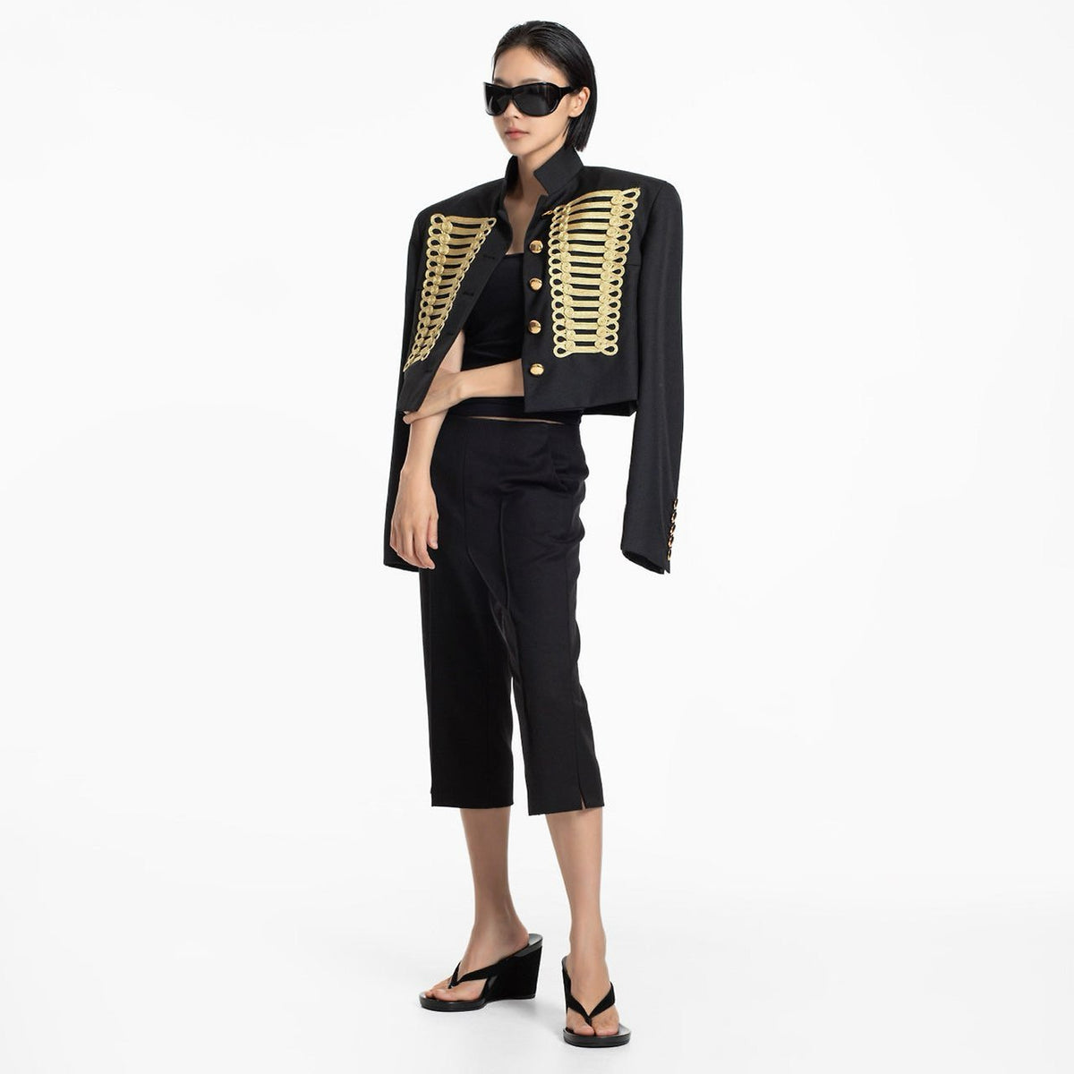 Braided Military Jacket
