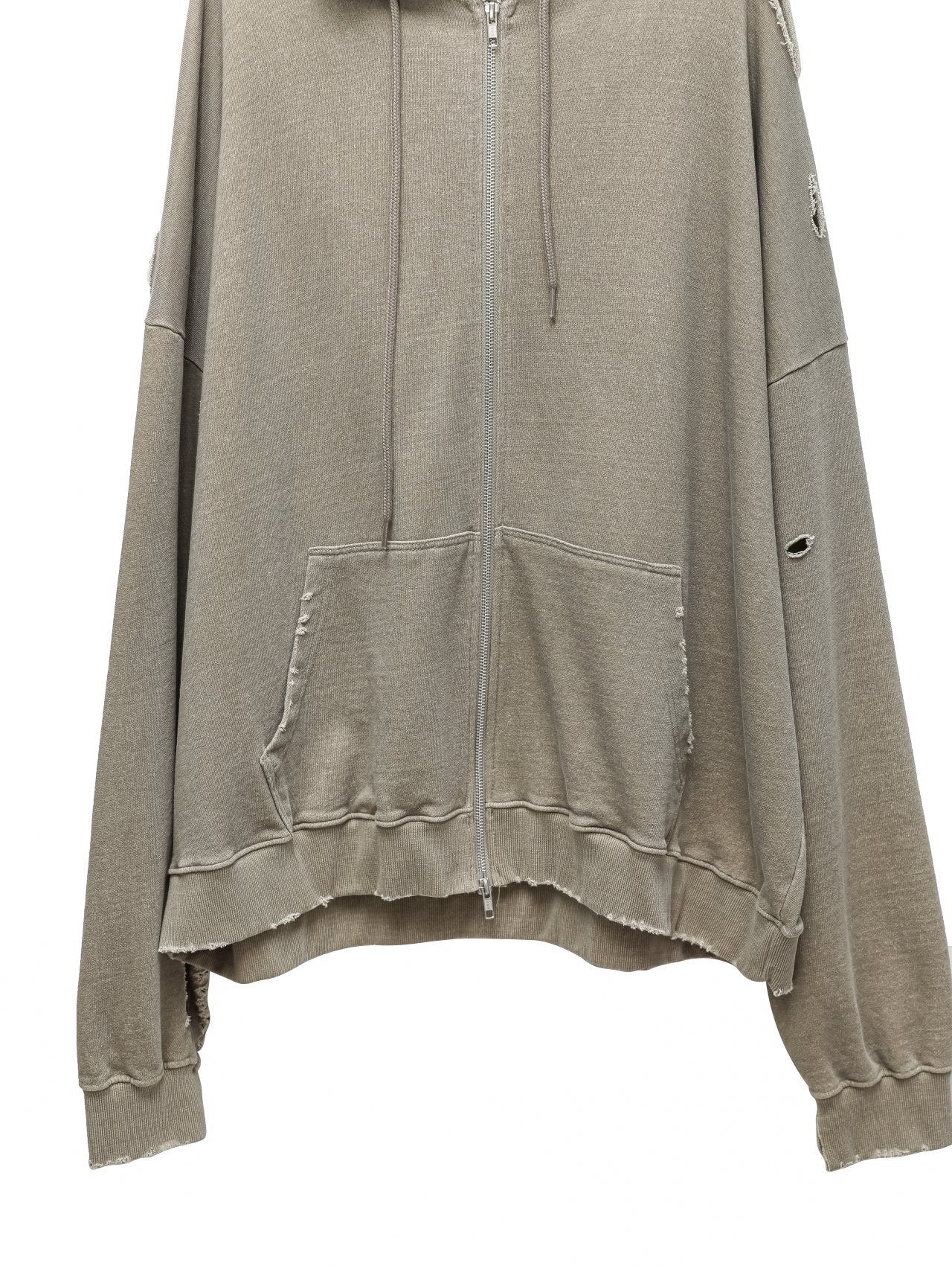 Oversized Cutted Detail Sweatshirt