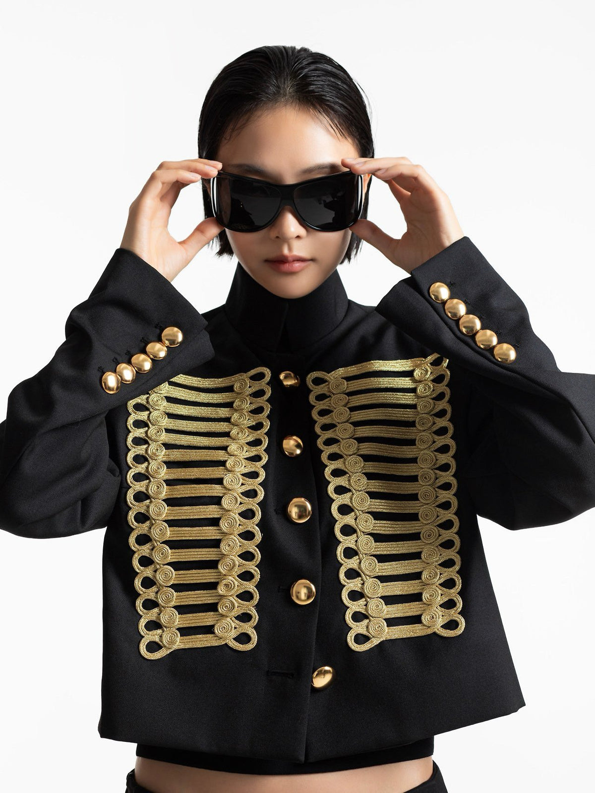 Braided Military Jacket