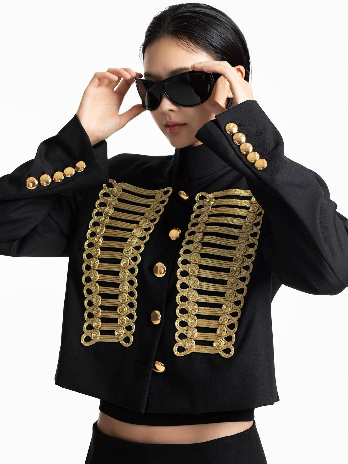 Braided Military Jacket