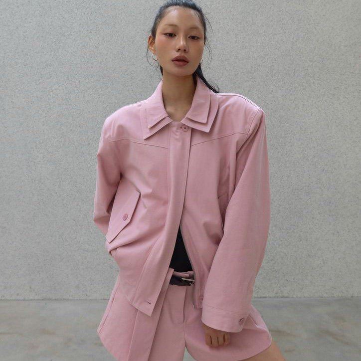 Blush Bomber Jacket