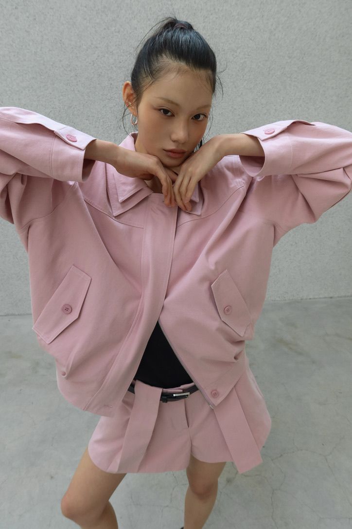 Blush Bomber Jacket