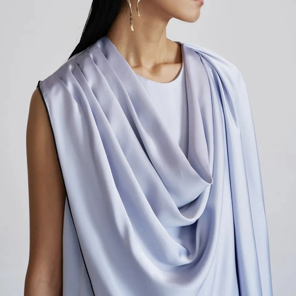 The Skyblue Satin Shirt