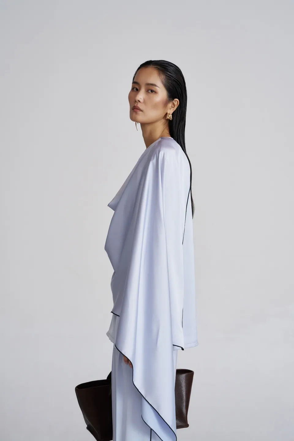 The Skyblue Satin Shirt